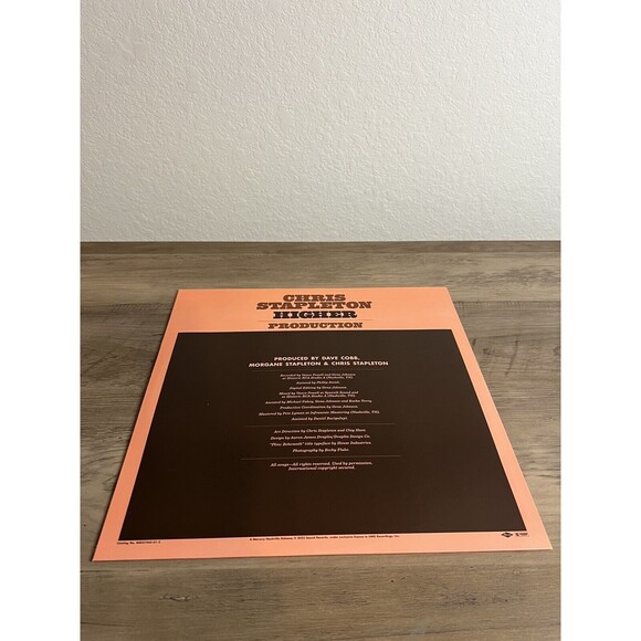 Chris Stapleton- Higher-  2LP records - White‎ Colored Vinyl Like New-NOT SEALED - Picture 15 of 16